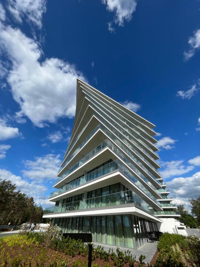 Wave Apartment Tyballtic 7Th Floor With Two Bedrooms And Sea View! Miedzyzdroje Exteriör bild